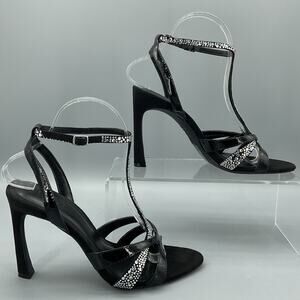 INC Women’s Laesta Stiletto Heel Evening Sandals Black Size 7.5M